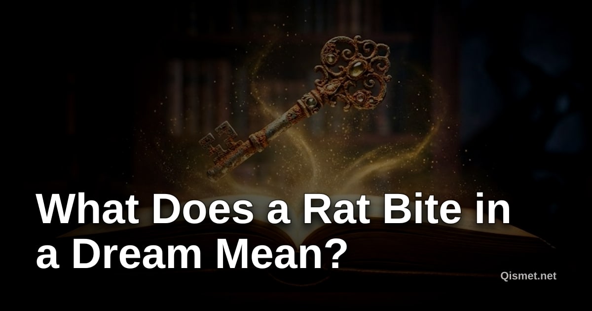 What Does a Rat Bite in a Dream Mean?