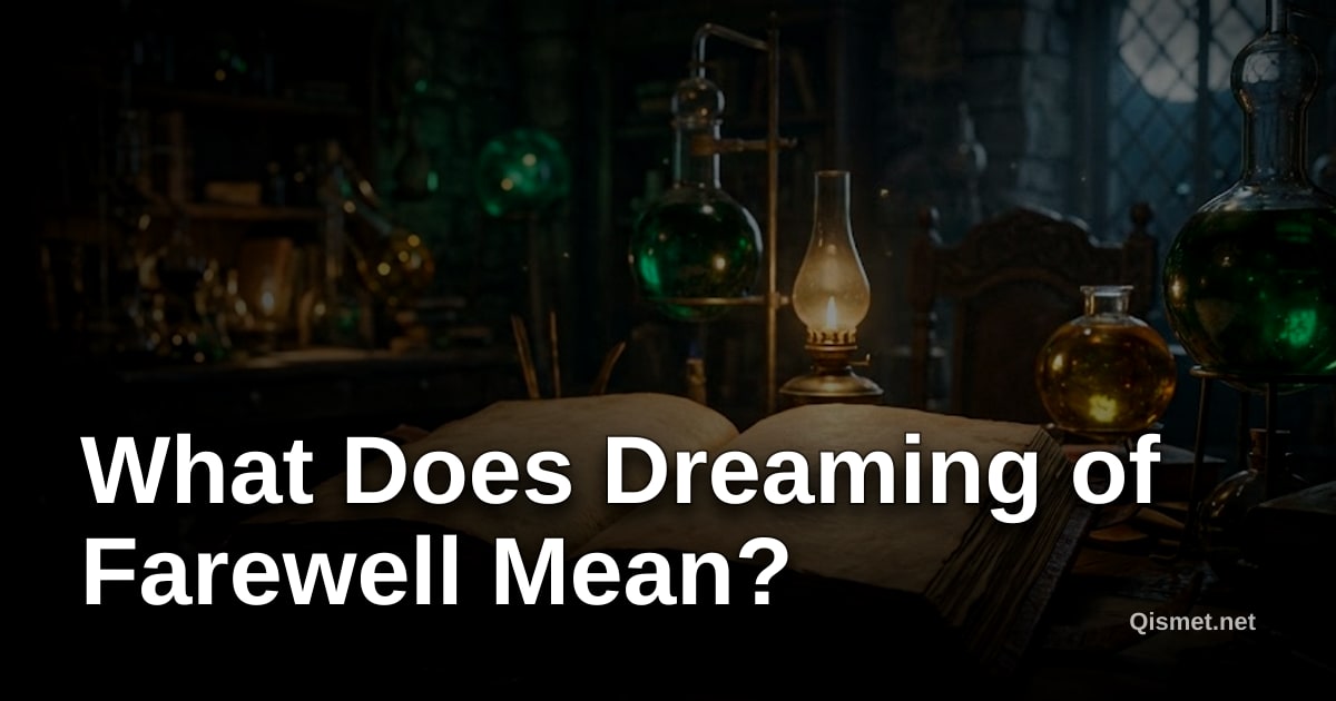 What Does Dreaming of Farewell Mean?