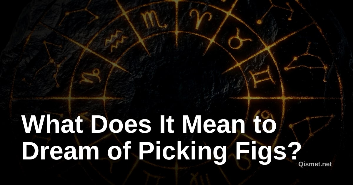 What Does It Mean to Dream of Picking Figs?