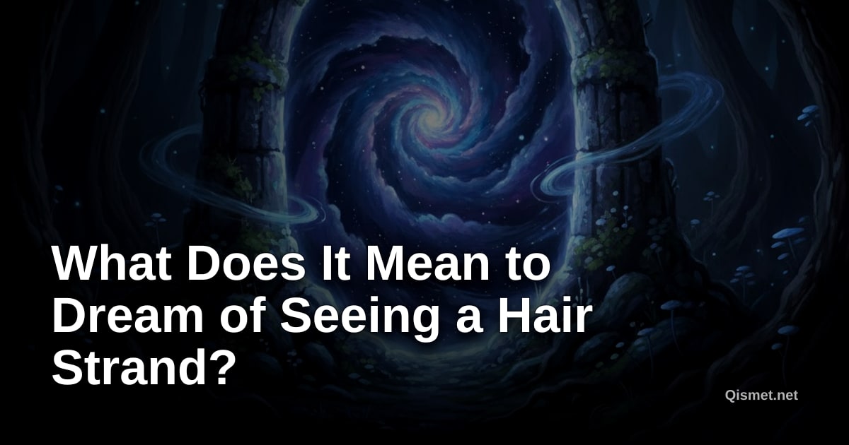 What Does It Mean to Dream of Seeing a Hair Strand?