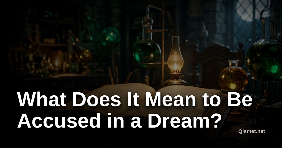 What Does It Mean to Be Accused in a Dream?