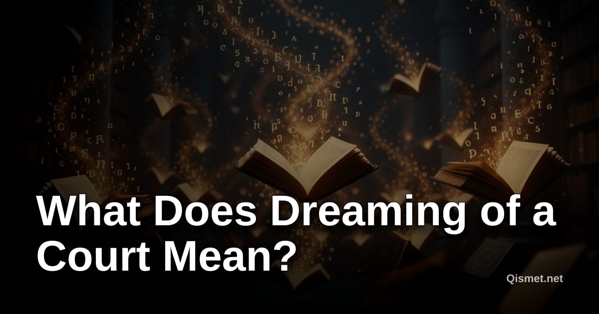 What Does Dreaming of a Court Mean?