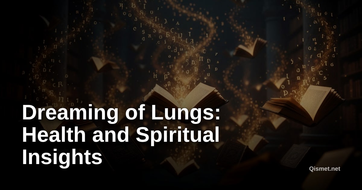 Dreaming of Lungs: Health and Spiritual Insights