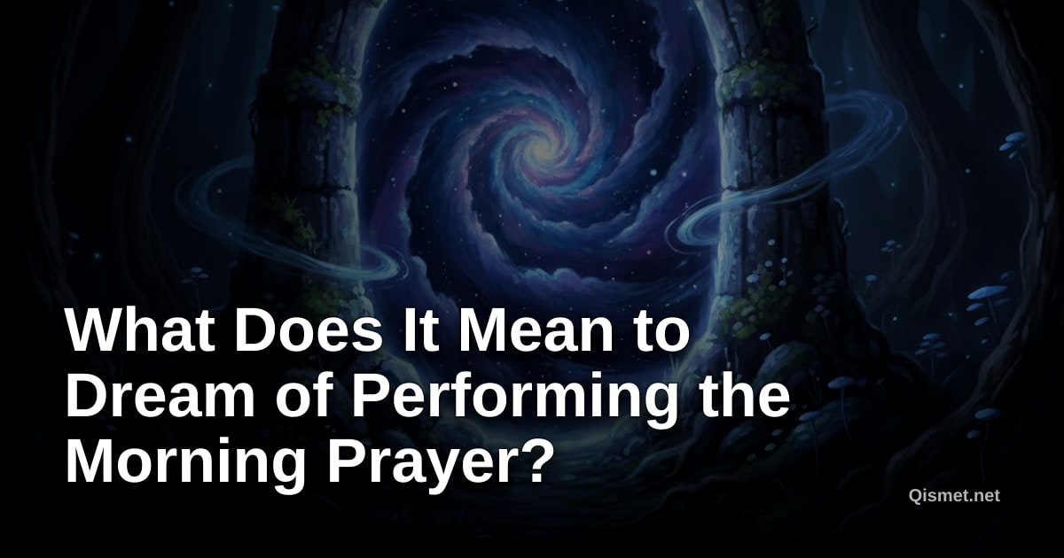 What Does It Mean to Dream of Performing the Morning Prayer?