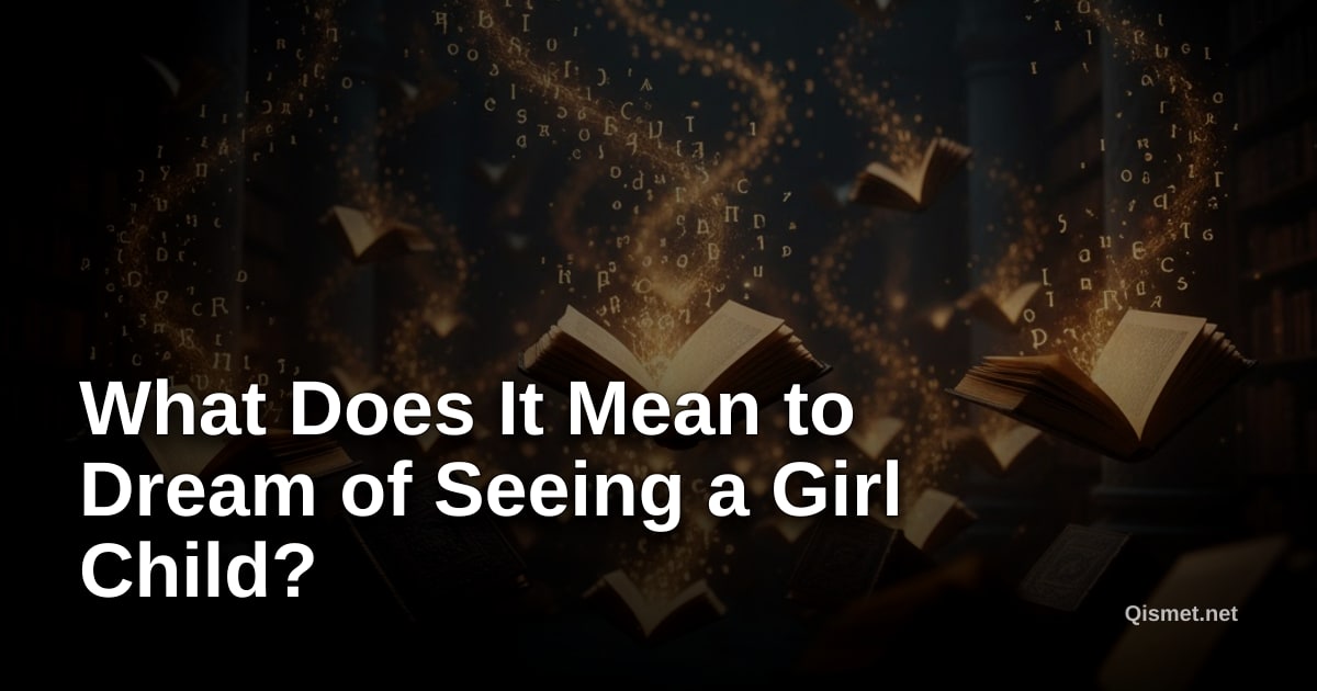 What Does It Mean to Dream of Seeing a Girl Child?
