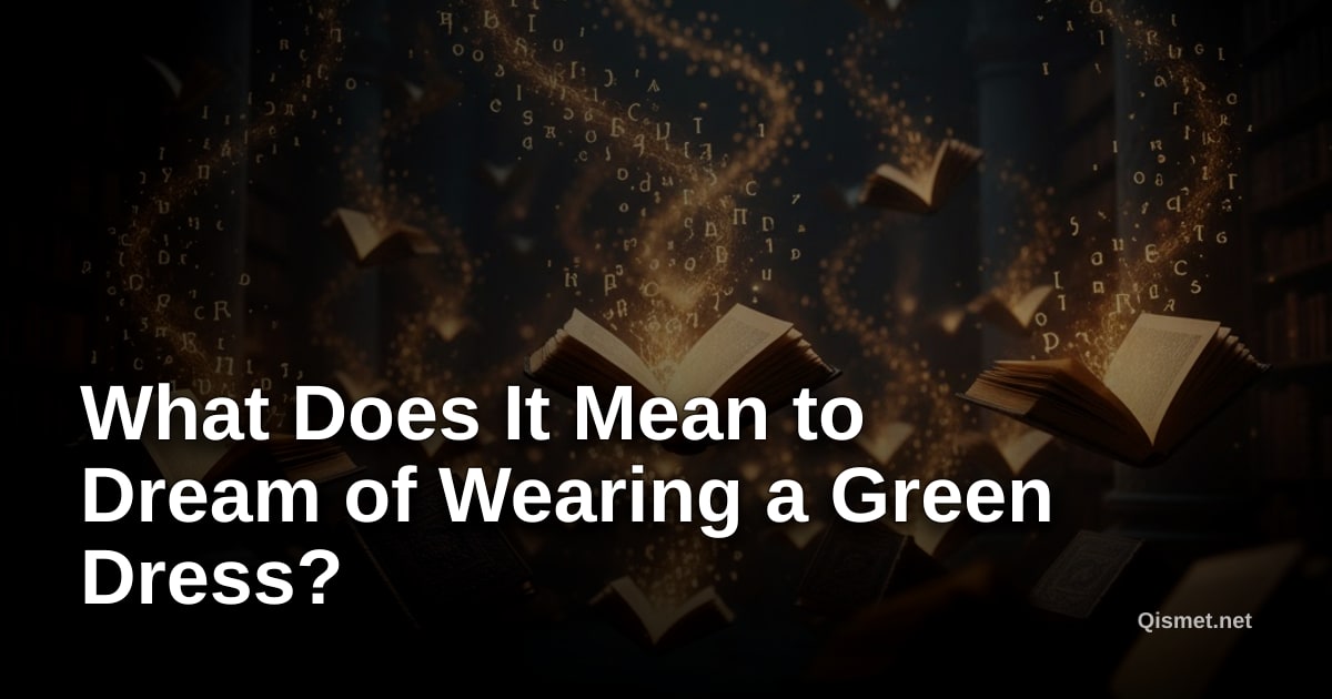What Does It Mean to Dream of Wearing a Green Dress?