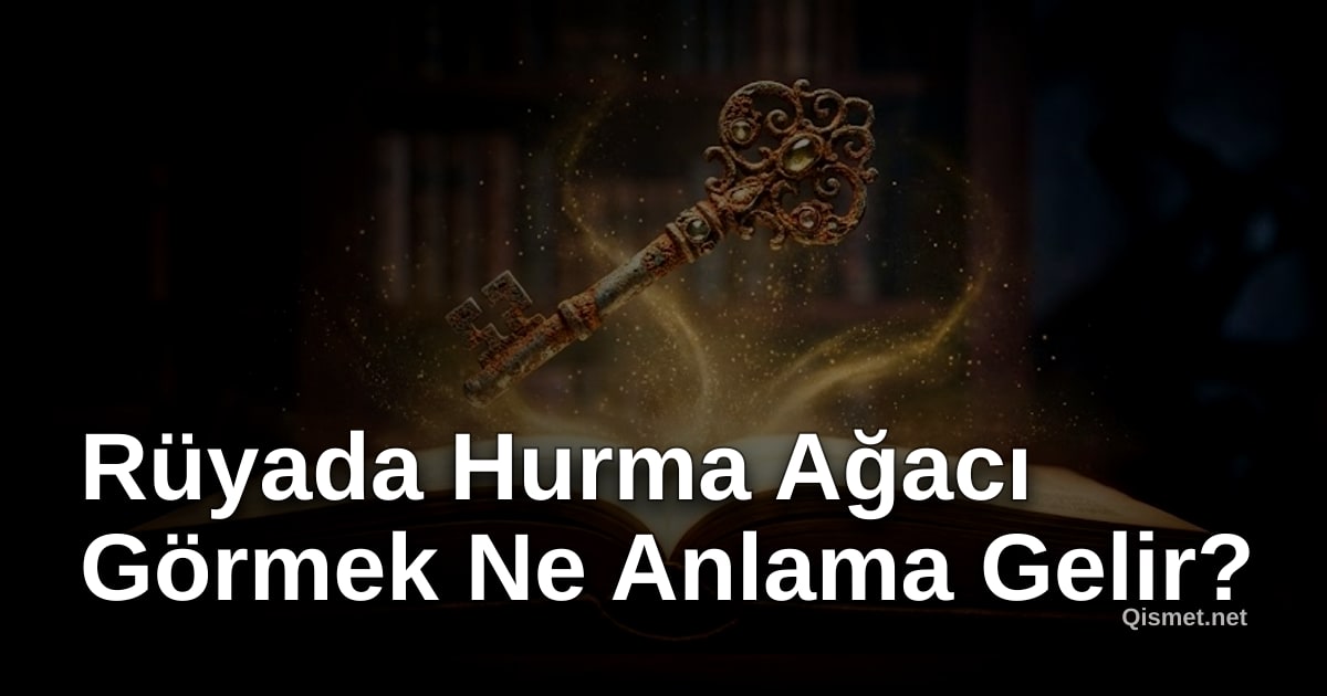 Rüyada Hurma Ağacı Görmek Ne Anlama Gelir?