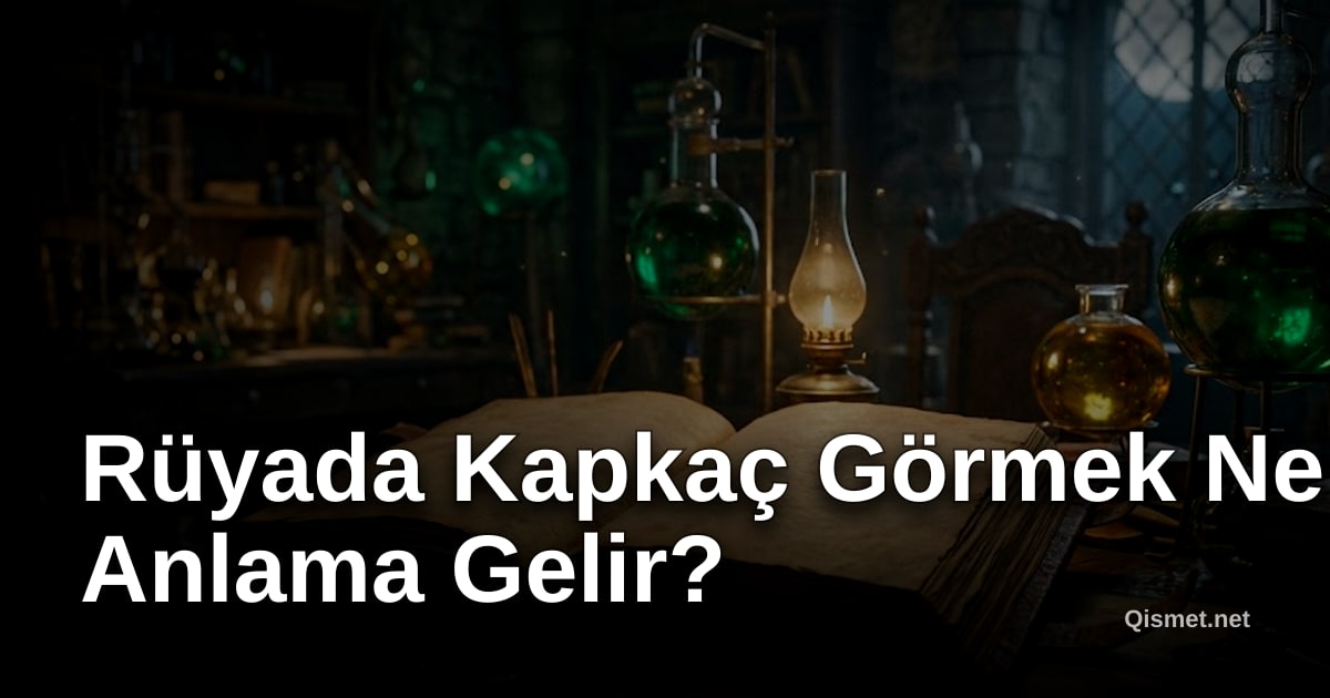 Rüyada Kapkaç Görmek Ne Anlama Gelir?