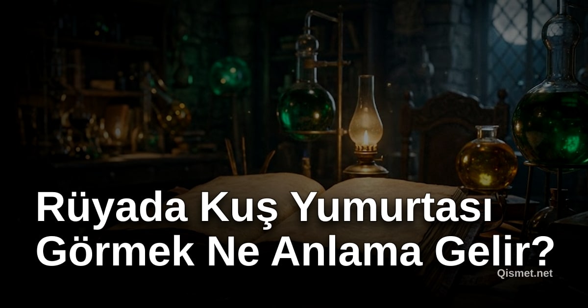 Rüyada Kuş Yumurtası Görmek Ne Anlama Gelir?