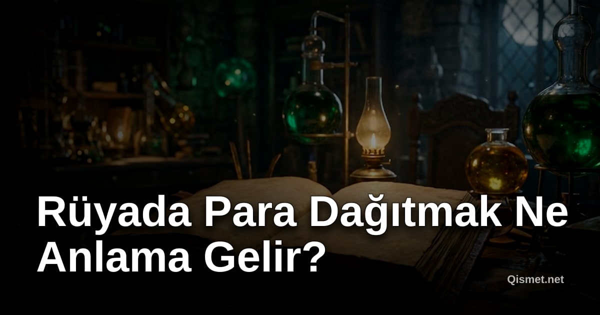 Rüyada Para Dağıtmak Ne Anlama Gelir?