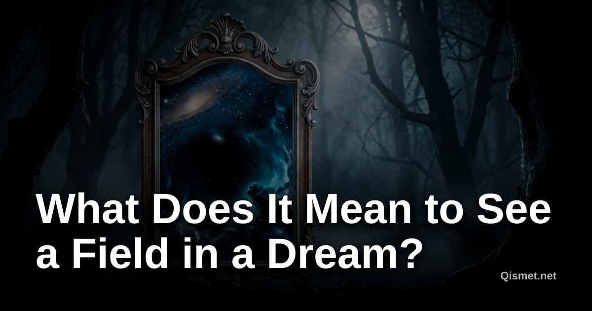 What Does It Mean to See a Field in a Dream?