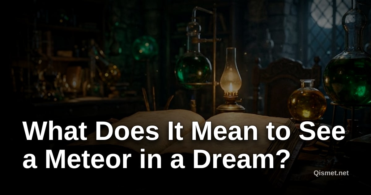What Does It Mean to See a Meteor in a Dream?