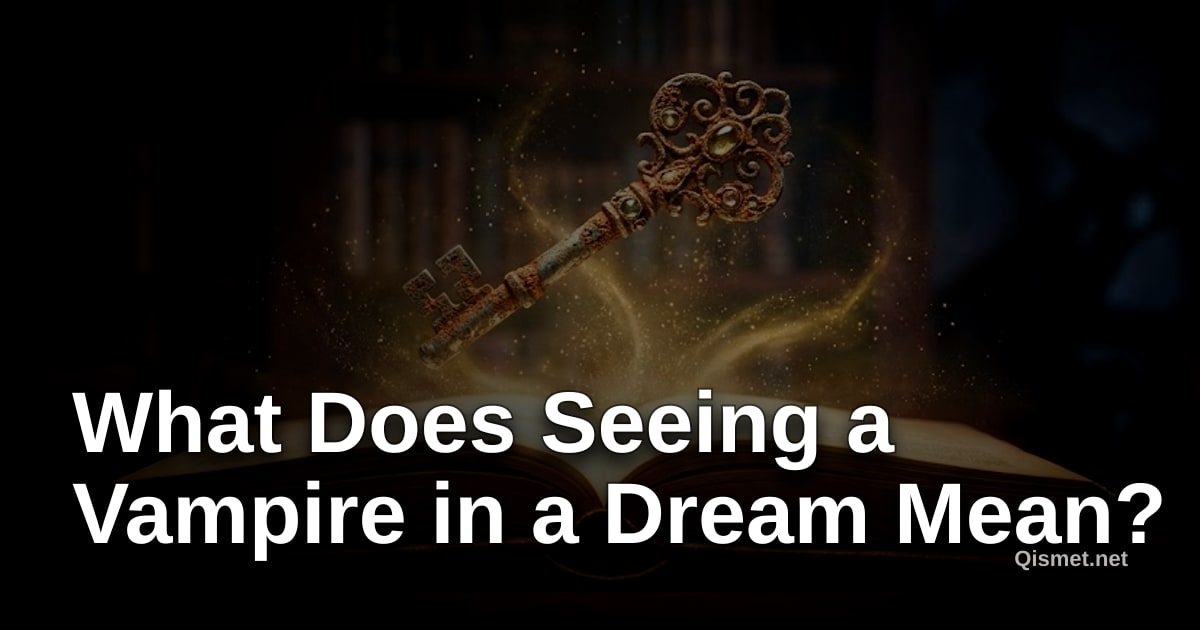 What Does Seeing a Vampire in a Dream Mean?