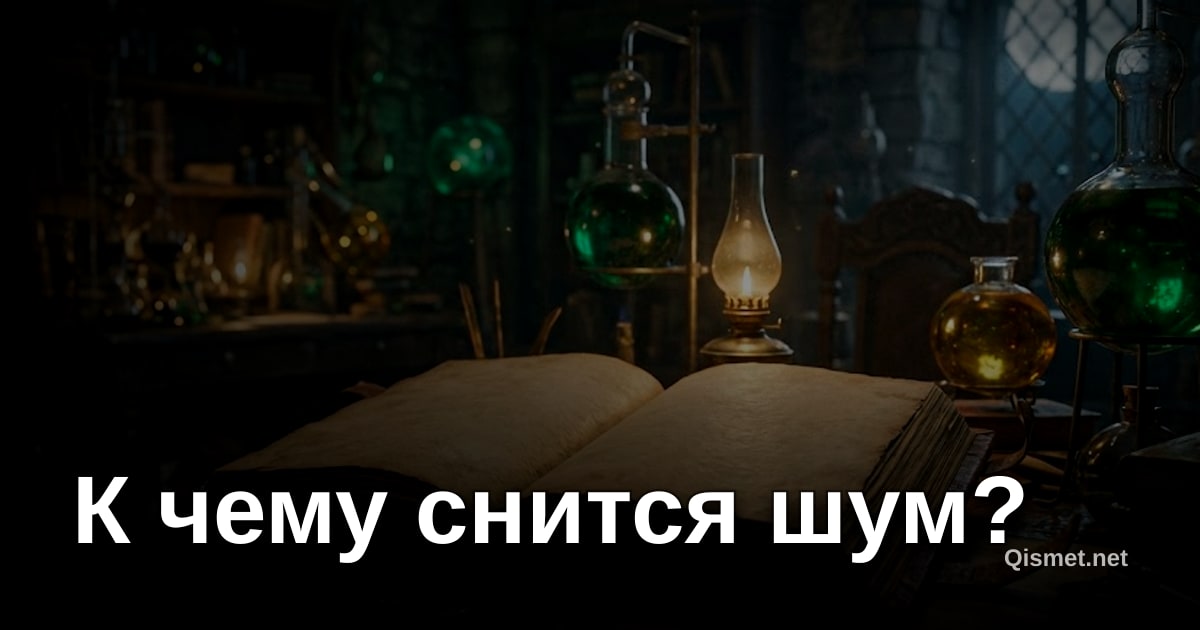 К чему снится шум?