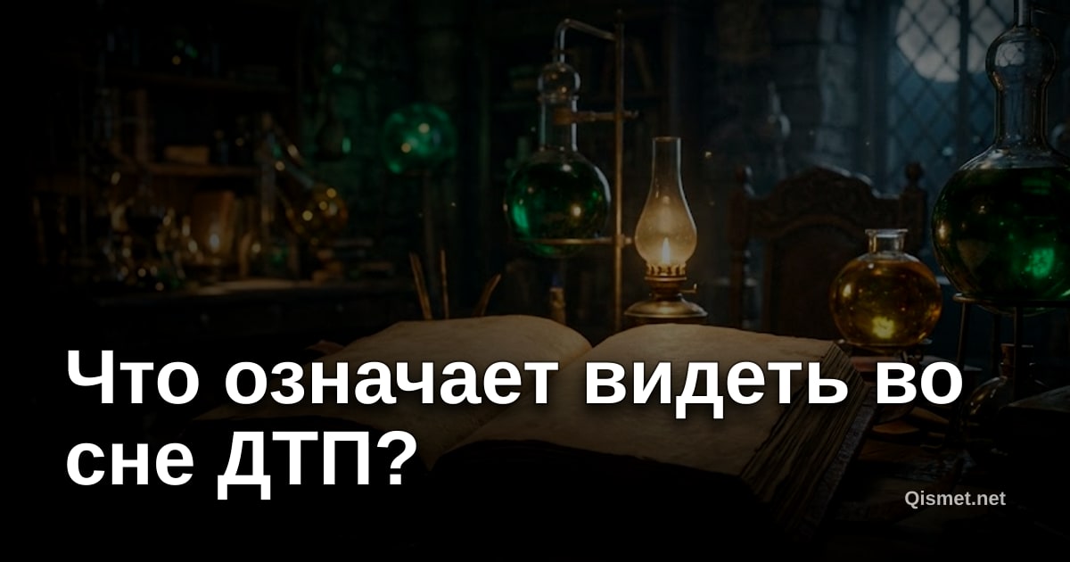 Что означает видеть во сне ДТП?