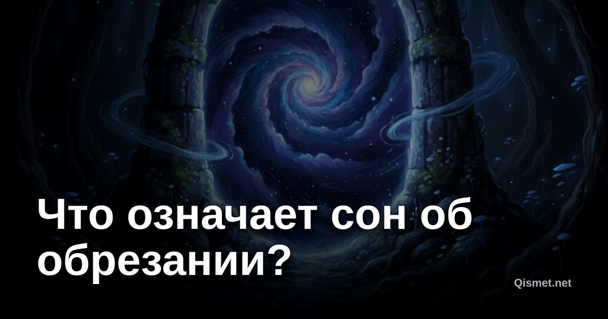Что означает сон об обрезании?