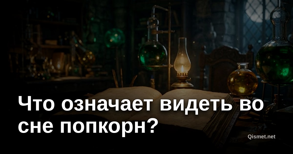 Что означает видеть во сне попкорн?