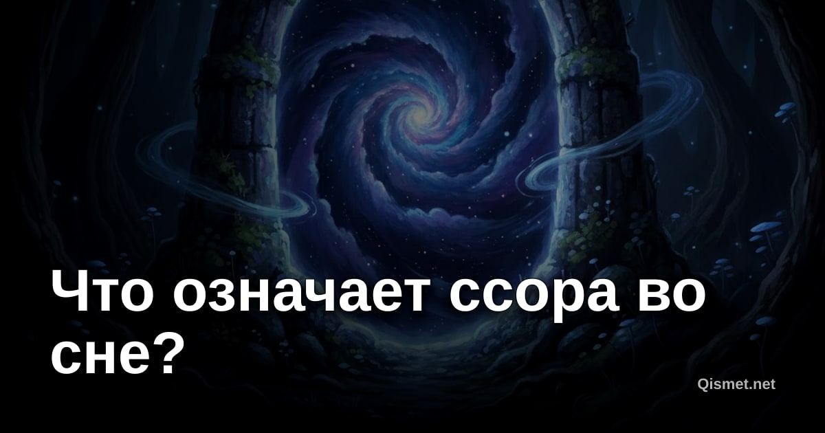 Что означает ссора во сне?