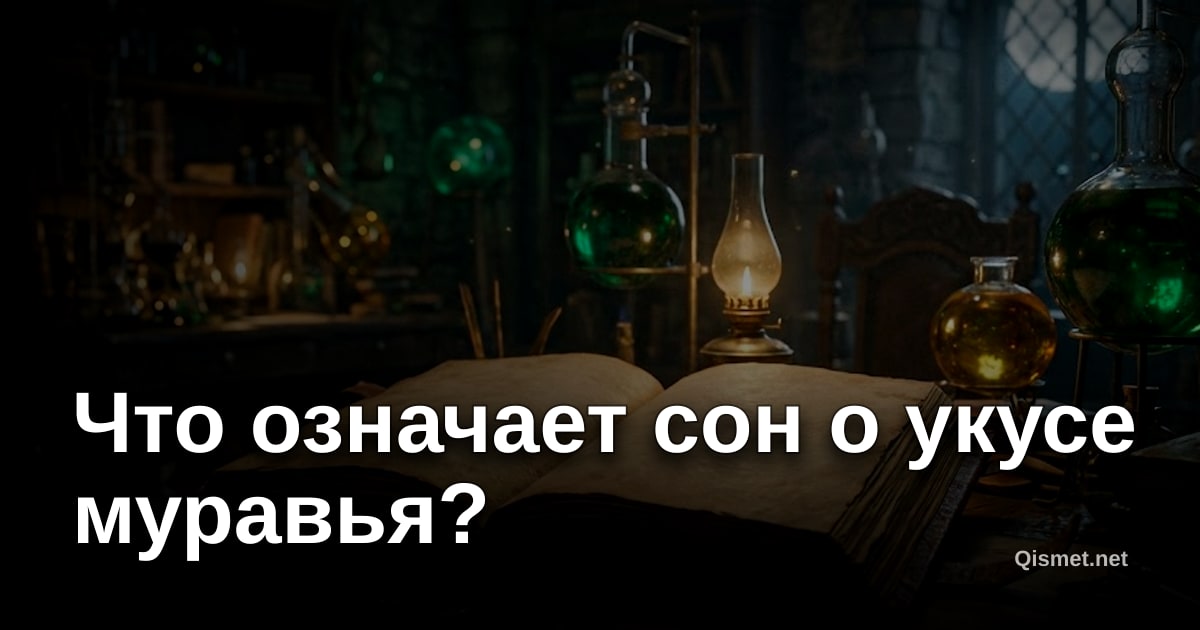 Что означает сон о укусе муравья?