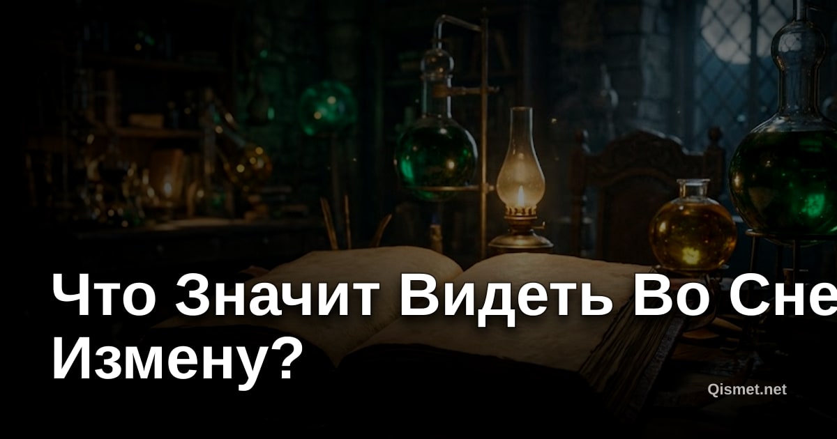Что Значит Видеть Во Сне Измену?