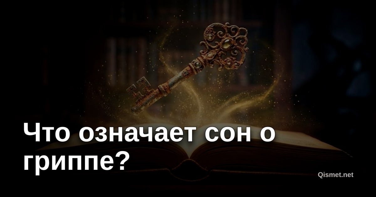 Что означает сон о гриппе?