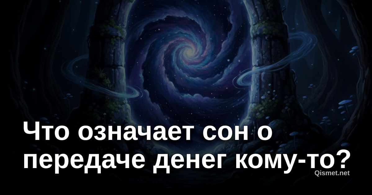 Что означает сон о передаче денег кому-то?
