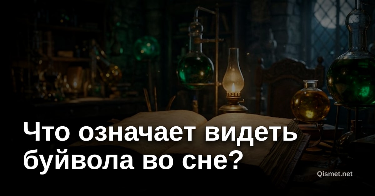 Что означает видеть буйвола во сне?