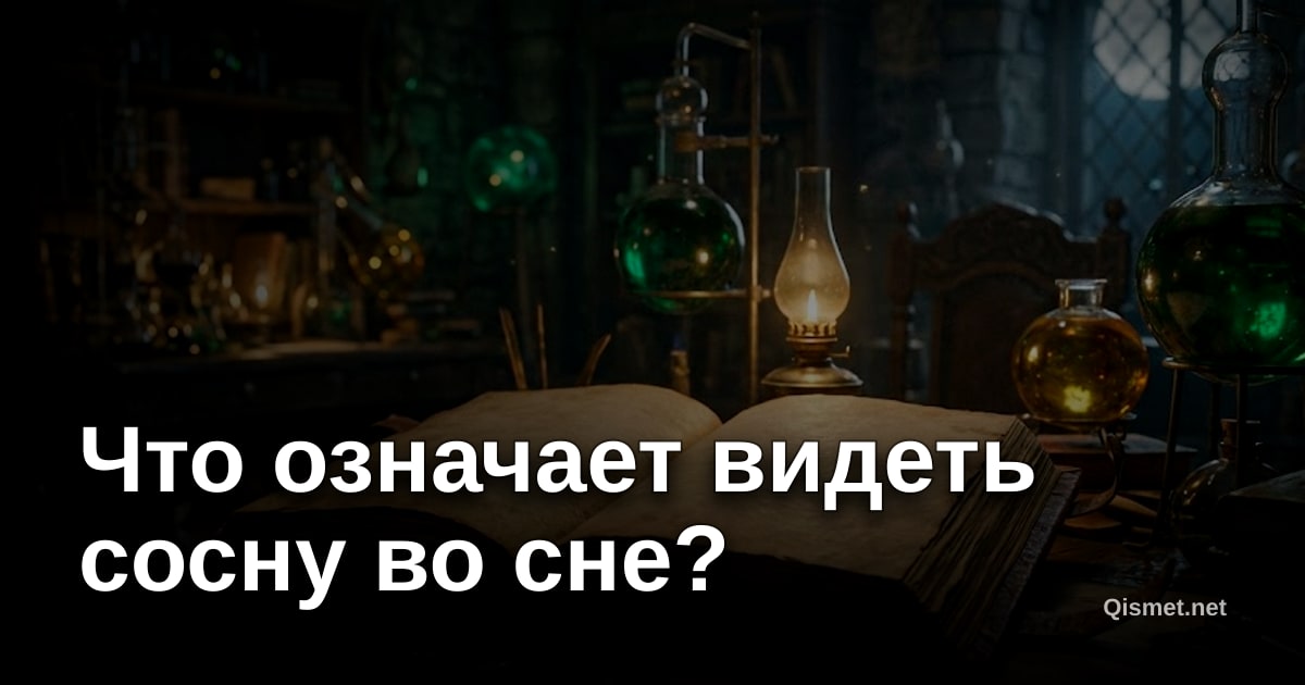 Что означает видеть сосну во сне?