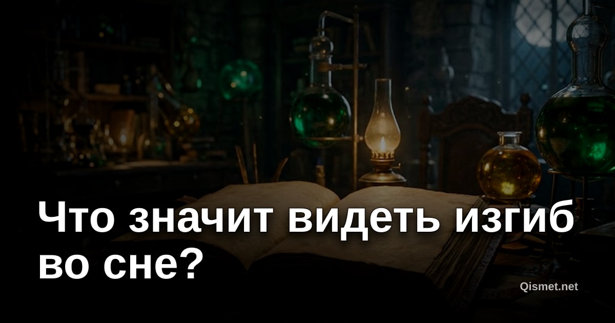 Что значит видеть изгиб во сне?