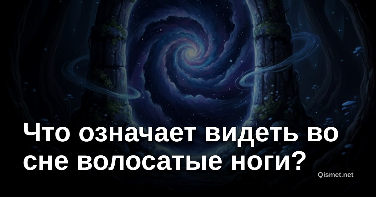 Что означает видеть во сне волосатые ноги?
